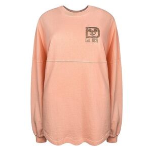 Walt Disneyworld Spirit Jersey Pink Gold Lettering Large